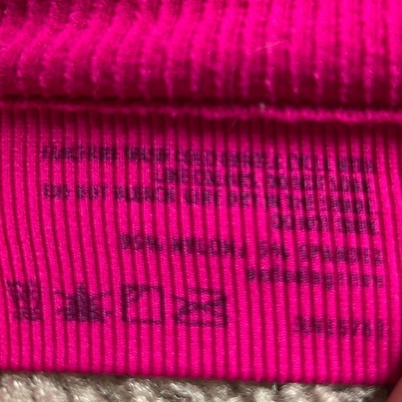Bonds Originals Deep V Pink Racerback Retro Rib Sports Bra Size Medium - Picture 4 of 6